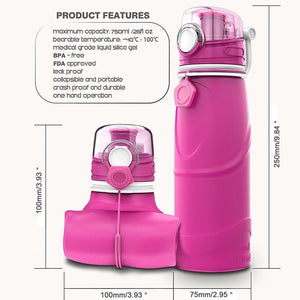 750ml Outdoors Collapsible Water Bottle