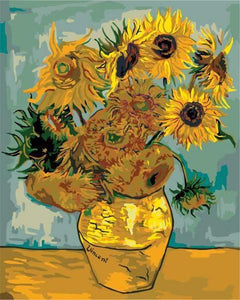Sunflowers - Van-Go Paint-by-Number Kit-Shark Find